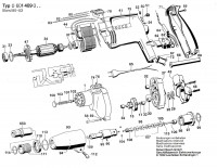 Bosch 0 601 409 042 Drill Screwdriver 240 V / GB Spare Parts